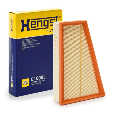 Abbildung von HENGST FILTER E1075L Luftfilter 57 176 262 Filtereinsatz MERCEDES BENZ: B Klasse, A GLA