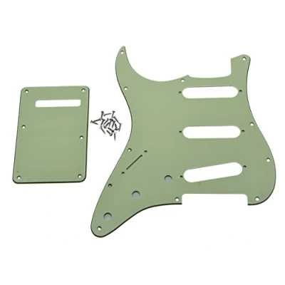 Abbildung von KAISH Mintgrün, 3 lagig, für Linkshänder, ST Strat SSS, Schlagbrett USA Fender