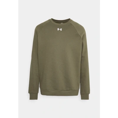 Abbildung von Under Armour Rival CREW Sweatshirt, Herren, Größe: Medium, Marine green/white