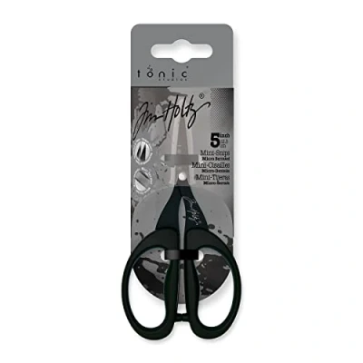 Abbildung von Tonic Studios Tim Holtz Mini Schere, Titan, 12,7 cm