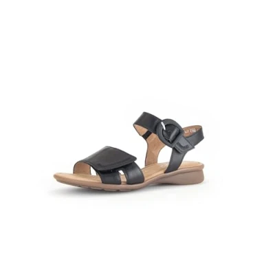 Abbildung von Gabor Comfort Schaftsandale, Damen, Größe: 38, Schwarz Schuhe