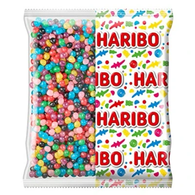 Abbildung von Haribo DRAGIBUS Mini Soft Kaubonbons in verschiedenen Farben 2KG Mega Pack