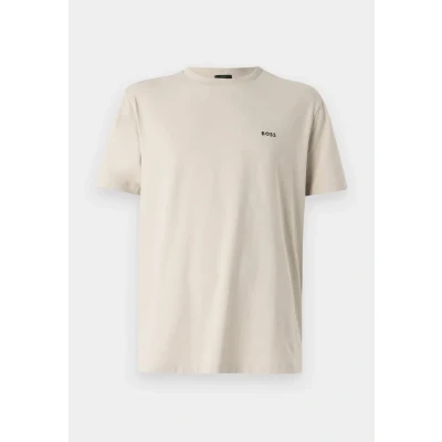 Abbildung von BOSS TEE Tshirt basic, Herren, Größe: Large, Light beige