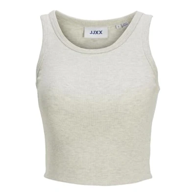Abbildung von JJXX Jxfallon Top, Damen, Größe: Small, Oatmeal