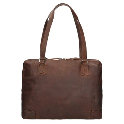 Abbildung von The Chesterfield Brand Flint Schultertasche Shoulderbag Large 27 Brown