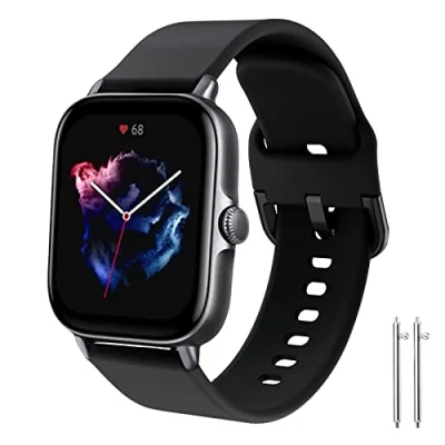 Abbildung von XBLJST Armband für Amazfit GTS 2e, 20mm Weiche Silikon 2 Mini/Amazfit GTS/2e/2/Amazfit Bip/Bip Lite/Bip S/Bip U/Bip U Pro/Bip S Lite/Amazfit 3/Amazfit GTR 42mm/ZEPP E