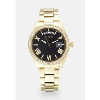 Abbildung von Guess Uhr goldcoloured, Damen, Größe: One Size, Gold coloured