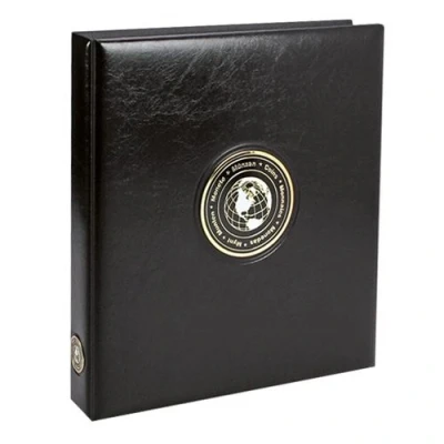 Abbildung von Safe, Premium, Album (4 Ringe) für Münzen inkl. 4 Blätter und Schwarze Trennblätter Schwarz Abm: 235x265x45 mm. pro Stk.