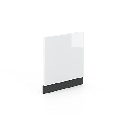 Abbildung von Vicco Frontblende Fame Line, Weiß Hochglanz/Anthrazit, 60 cm ohne Arbeitsplatte