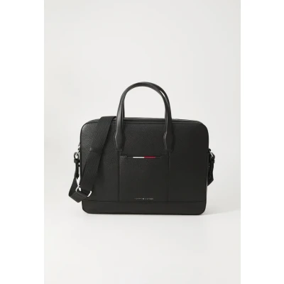 Abbildung von Tommy Hilfiger Herren Laptoptasche Central Slim Genarbtes Finish, Schwarz (Black), Einheitsgröße