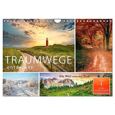 Abbildung von Traumwege entdecken (Wandkalender 2025 DIN A4 quer), CALVENDO Monatskalender
