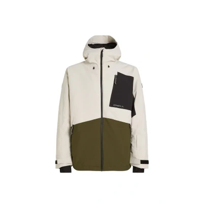 Abbildung von O&#039;Neill Hammer block Snowboardjacke, Herren, Größe: XL, Atmosphere colour