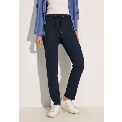 Abbildung von Cecil Casual Jogginghose, Damen, Größe: Mx28, Blau