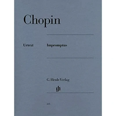 Abbildung von Impromptus. Klavier: Besetzung: Klavier zu zwei Händen (G. Henle Urtext Ausgabe)