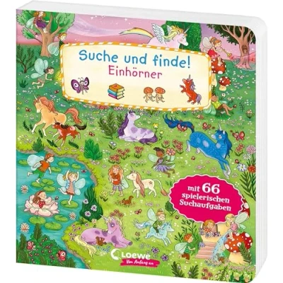 Abbildung von Suche und finde! Einhörner: Wimmelbuch ab 2 Jahren mit 66 spannenden Suchaufgaben zum Entdecken (Loewe von Anfang an)