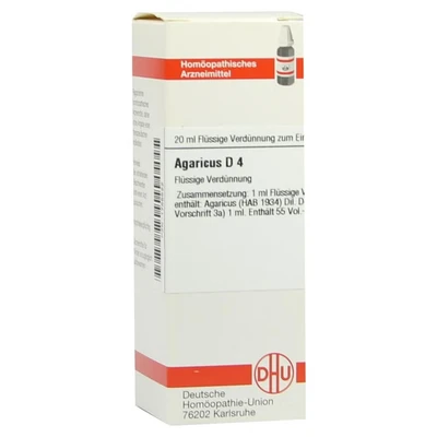 Abbildung von Agaricus D 4 Dilution 20 ml