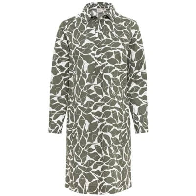 Abbildung von camel active Dress Blusenkleid, Damen, Größe: XL, Aop olive