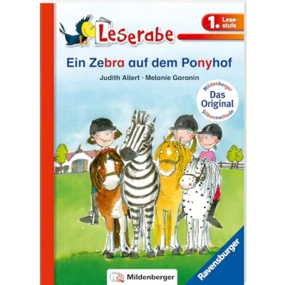 Abbildung von Ein Zebra auf dem Ponyhof Leserabe 1. Klasse Erstlesebuch für Kinder ab 6 Jahren: Leichter lesen lernen mit der Silbenmethode (Leserabe Mildenberger Silbenmethode)