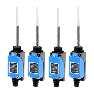 Abbildung von GUUZI 4pcs ME 8166 Flexible Schraubenfeder Momentaner Endschalter 1NC+1NO 0 250V/5A