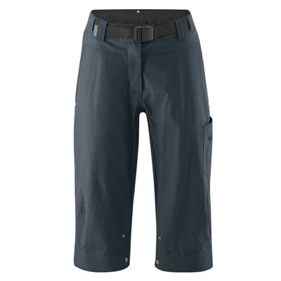 Abbildung von Gonso Fahrradhose &quot;Ruth 3/4&quot;, Damen 3/4 Radhose, Innenhose mit Sitzpolster, Bund inkl. Gürtel