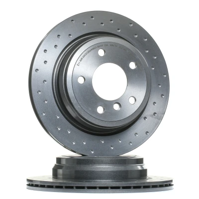 Abbildung von BREMBO 09.B338.2X Bremsscheibe 300 20 5 gelocht/innenbel. beschichtet hochgekohlt mit Schrauben BMW: 3 Touring, X1, 1 Schrägheck