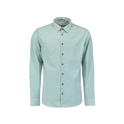 Abbildung von NO Excess Stretch Printed Hemd, Herren, Größe: XL, Sky blue