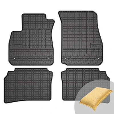 Abbildung von FROGUM EL Toro Gummimatten Ganzjähriges Set von Autofussmatte Auto Fußmatten für Opel Insignia B ab 2017 Beständiges Gummi Material 1,5cm Schutzkante