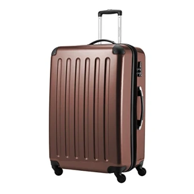 Abbildung von HAUPTSTADTKOFFER Alex Großer Hartschalen Koffer, TSA, 4 Doppel Rollen, Trolley, Rollkoffer, Reisekoffer, Volumenerweiterung, 75 cm, 119 Liter, Braun