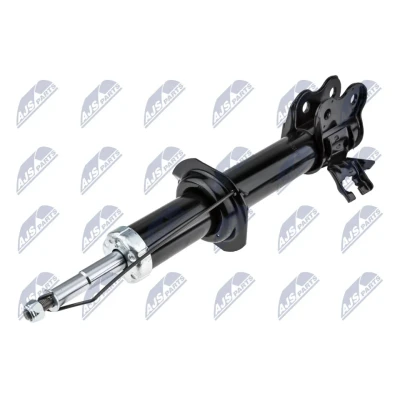 Abbildung von NTY A NS 008 Stoßdämpfer Vorderachse links Gasdruck Federbein oben Stift NISSAN: Micra II Hatchback (K11) 1.0 i 16V, 1.3 1.5 D