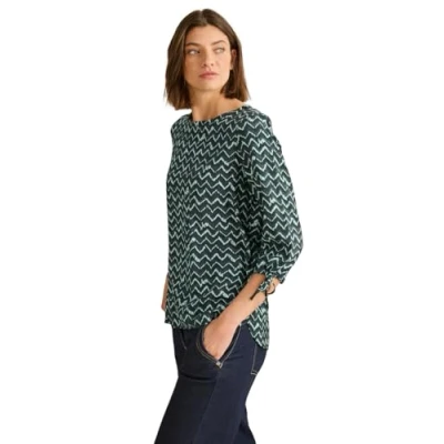 Abbildung von Cecil Bedruckte Bluse, Damen, Größe: Small, Grün