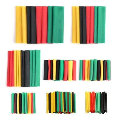 Abbildung von iLamvie 164PCS Schrumpfschlauch,Isolierung Schrumpfschläuche,Electrical Wire Kabel Wrap Sortiment Elektrische Isolierung Tube Kit(gelb,rot,schwarz, grün)