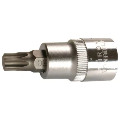 Abbildung von SW Stahl 05244L Steckschlüsseleinsatz 1/2 Torx T40 Chrom Vanadium Innen kurz
