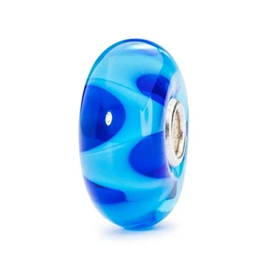 Abbildung von Trollbeads Damen Bead Azurblaue Welle 925 Silber TGLBE 10196
