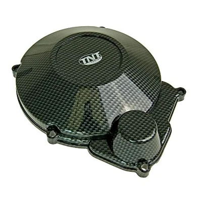 Abbildung von NTT Abdeckung Lichtmaschine Minarelli AM in carbon für YAMAHA TZR 50 (2003 ) AM6