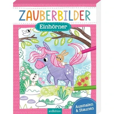 Abbildung von Zauberbilder Einhörner: Ausmalen &amp; Staunen Mache verborgene Muster sichtbar! Für Kinder ab 5