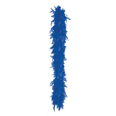 Abbildung von Boland Kostüm Federboa Unifarben 180 cm 50g, Blau