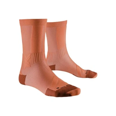 Abbildung von X Socks Gravel Discover Crew Fahrradsocke Orange Unisex Grösse 35 38