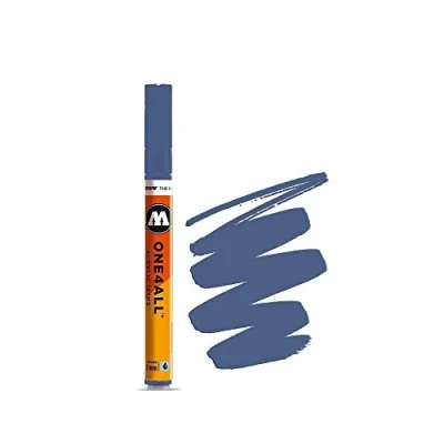 Abbildung von Molotow Permanentmarker One4All 227 HS nachfüllbar 4mm metallic blau