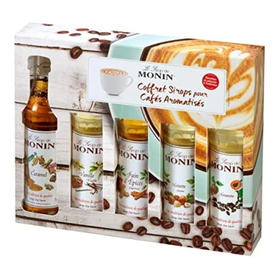 Abbildung von Monin Coffee Syrups Set 5x 50ml Flasche
