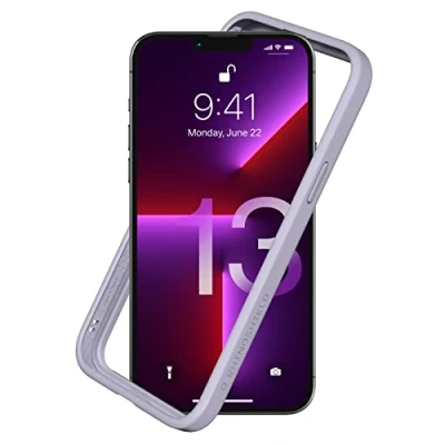 Abbildung von RhinoShield Bumper Case kompatibel mit [iPhone 13 Pro Max] CrashGuard NX Stoßdämpfende Schutzhülle im schlanken Design 3.5 Meter Fallschutz Lavender