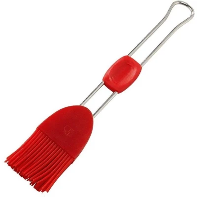Abbildung von Dr. Oetker Silikon Backpinsel Flexxibel, Küchen Pinsel mit Borsten, hochwertiger Bratpinsel aus Platinsilikon hitzebeständig bis 230 Grad (Borstenbreite: 3,7 cm), Menge: 1 Stück