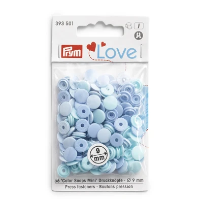 Abbildung von PRYM Druckknöpfe Color Snaps Light Blue 9 mm