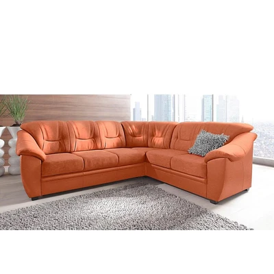 Abbildung von sit&amp;more Ecksofa &quot;Savona L Form&quot;, wahlweise mit Bettfunktion, inklusive Federkern, frei im Raum stellbar