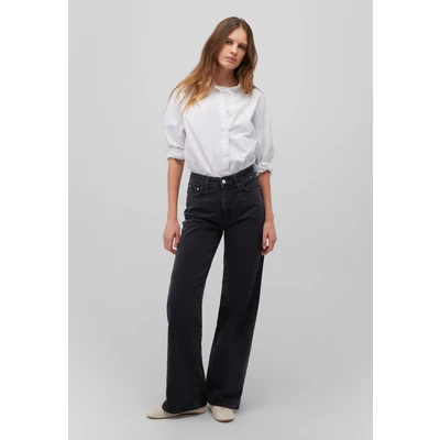 Abbildung von Mavi Flared Jeans, Damen, Größe: 28x32, Dark smoke denim