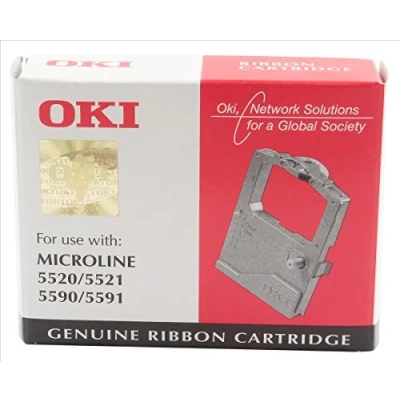 Abbildung von OKI 01126301 Microline 5520, 5521, 5590, 5591 Tintenband schwarz 4.000.000 Zeigen