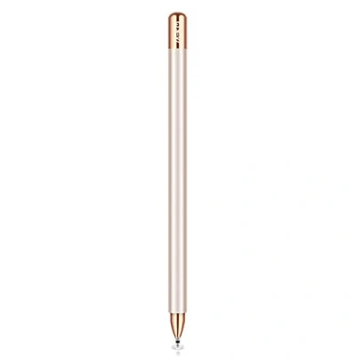 Abbildung von MEKO Eingabestift Disc Touch Pen, 2 in 1 Stylus Pen universal Touchstift 100% kompatibel mit Allen Tablets Touchscreen iPhone iPad Surface Huawei usw, magnetische Kappe (Champagner)