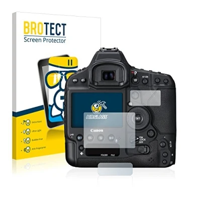 Abbildung von BROTECT Schutzglas für Canon EOS 1D X Mark II Schutzfolie Panzer Folie Glas [Extrem Kratzfest 9H, Anti Fingerprint, Ultra Transparent]