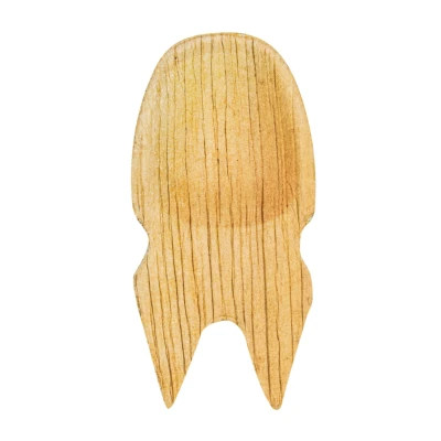 Abbildung von 25 Früchtepickser Palmblatt Früchtepiekser rund &quot;Spork&quot; 6 cm Einweg Göffel Party Piekser
