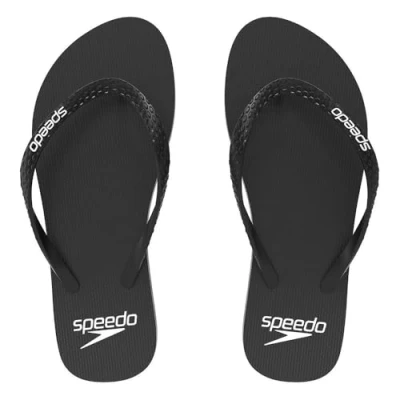 Abbildung von Speedo Damen Flip Flops Sommer Style Für den Strand Zehenstegsandalen Wasserschuhe, Pantone Black, 3