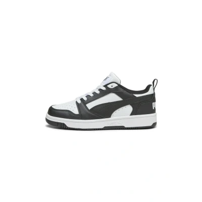 Abbildung von Puma Rebound V6 Lo Sneakers Jugendliche Schuhe Für Kinder White/Black Größe: 38